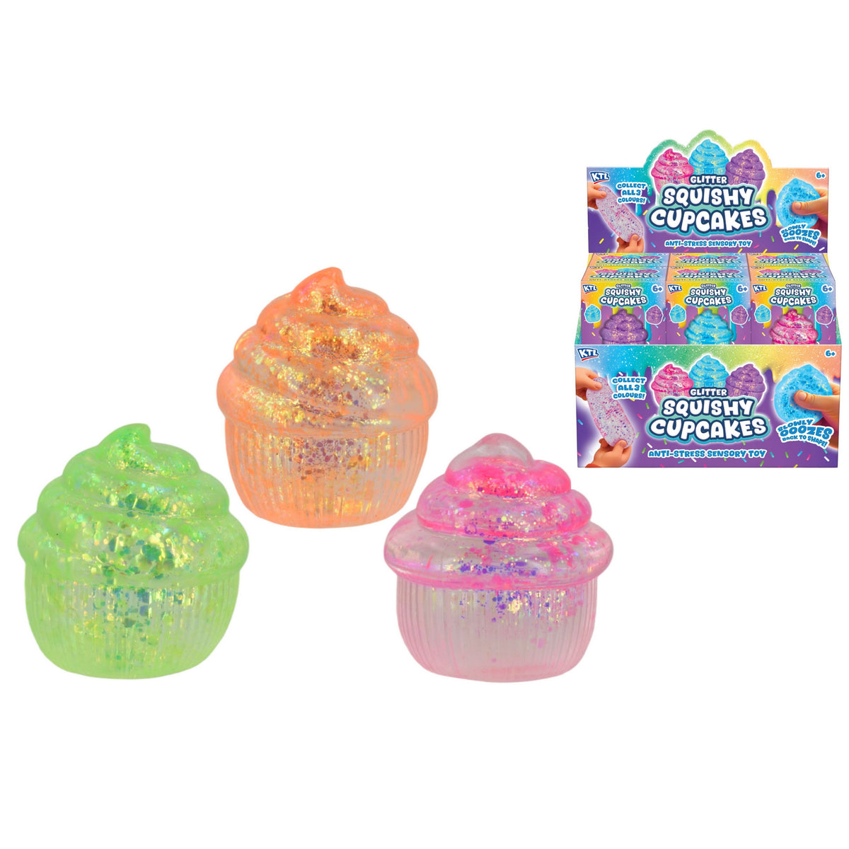 Squishy Glitter Maltose Cakes Quantities of 12