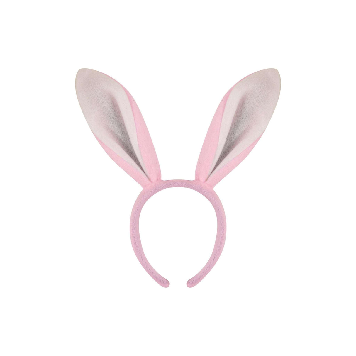 Pink Bunny Ears Headband 27x28cm for costume parties and fun occasions.