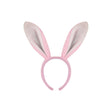 Pink Easter Bunny Ears Headband for costumes and parties.