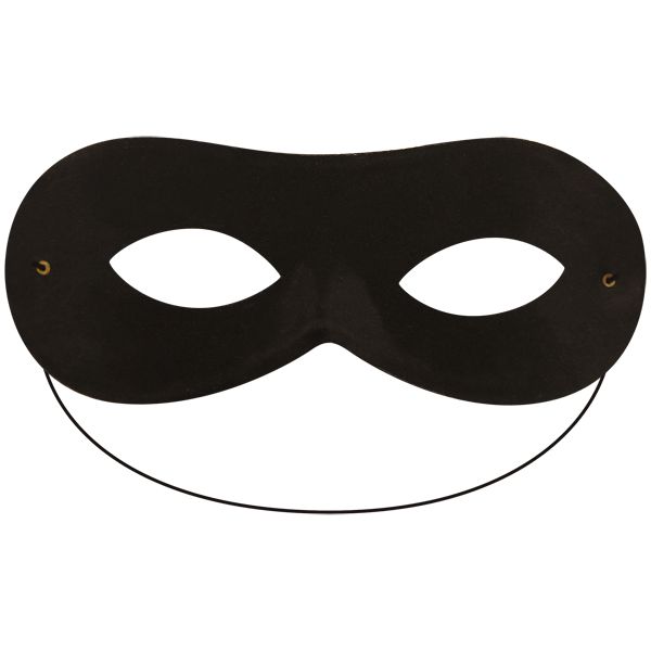 Black Domino Eye Mask Quantities of 12 Wholesale
