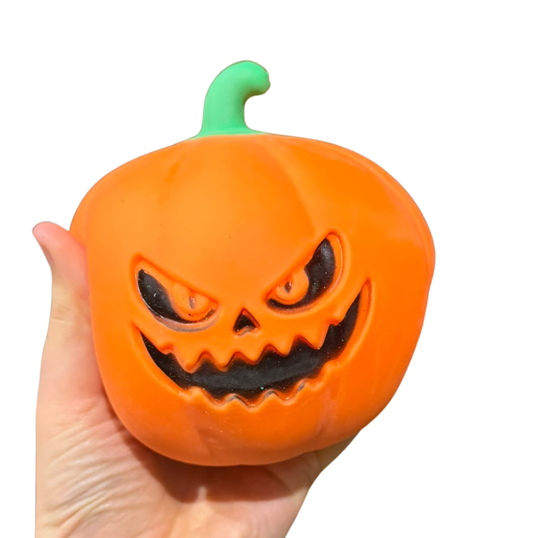 Jumbo Halloween Pumpkin Squishy Boxed Quantities of 6 Wholesale