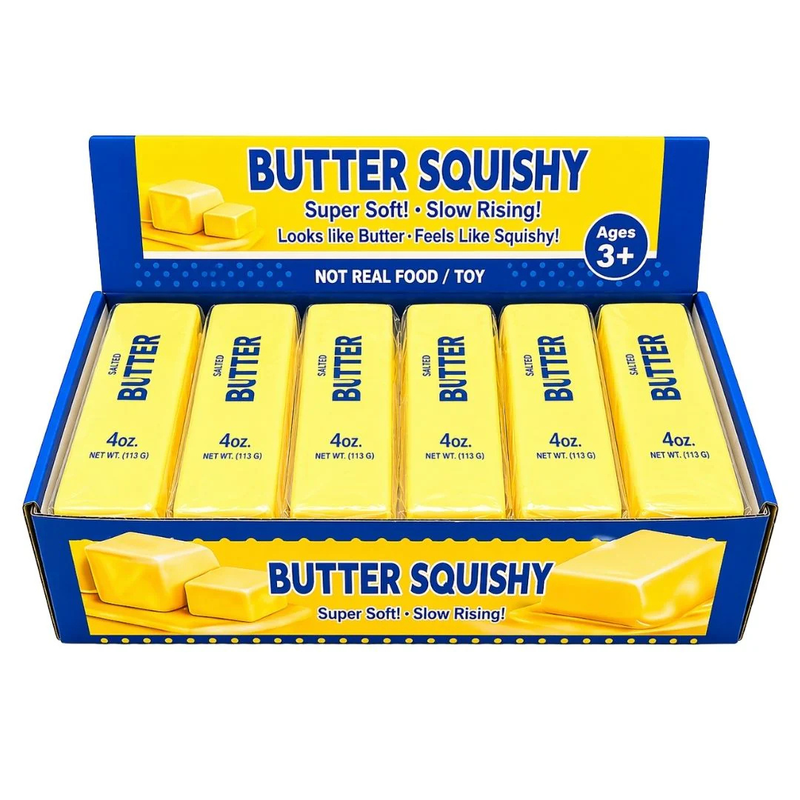 Butter Squish slow rising sold in quantites of 12 Wholesale