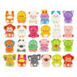 Slow Rise Animals 6cm Quantities of 24 Assorted Wholesale
