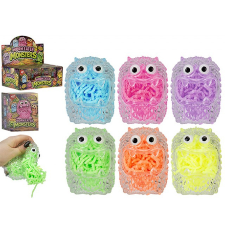Squidgy Monster Worm Eater Quantities of 12 Wholesale