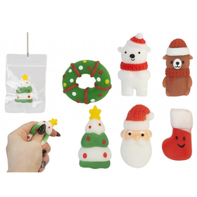 Christmas Jelly Squish 4cm Quantities of 24 Wholesale