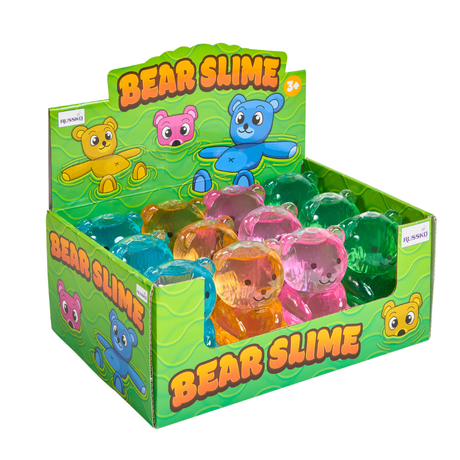 Teddy Bear Slime Quantities of 12 Wholesale