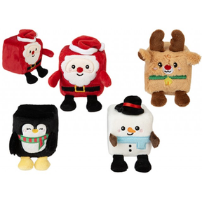 Softlings Christmas Squishy Cube 7cm Plush Quantities of 12 Wholesale