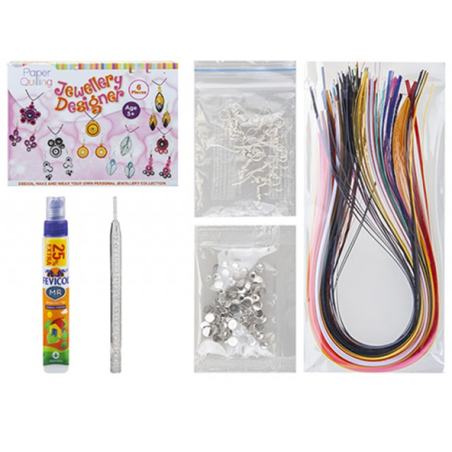 DIY Paper Quilling Jewellery Making Sets Quantities of 24 Wholesale
