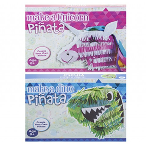 DIY Pinata Making Set Assorted Dino Unicorn Quantities of 24 Wholesale