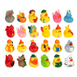 Assorted 2.5" Novelty PVC Duckies Bulk Quantities of 72 Wholesale