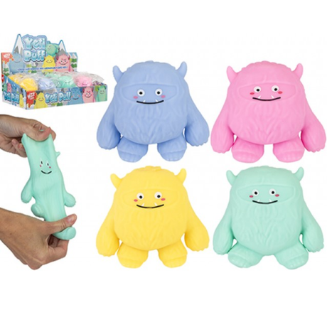 9cm Squishy Sand Yeti Monster Quantities of 12 Wholesale