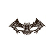 Black Lace Bat Mask Quantities of 12 Wholesale