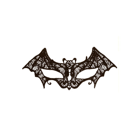 Black Lace Bat Mask Quantities of 12 Wholesale