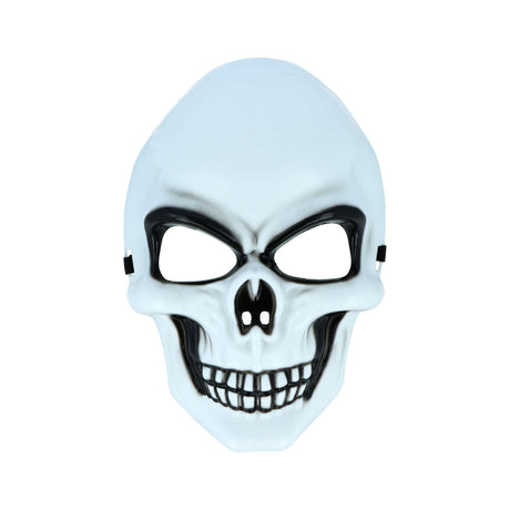 White Skeleton Mask for Halloween and costume parties.