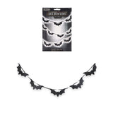 Bat Bunting Halloween Decoration (3m) Quantities of 12