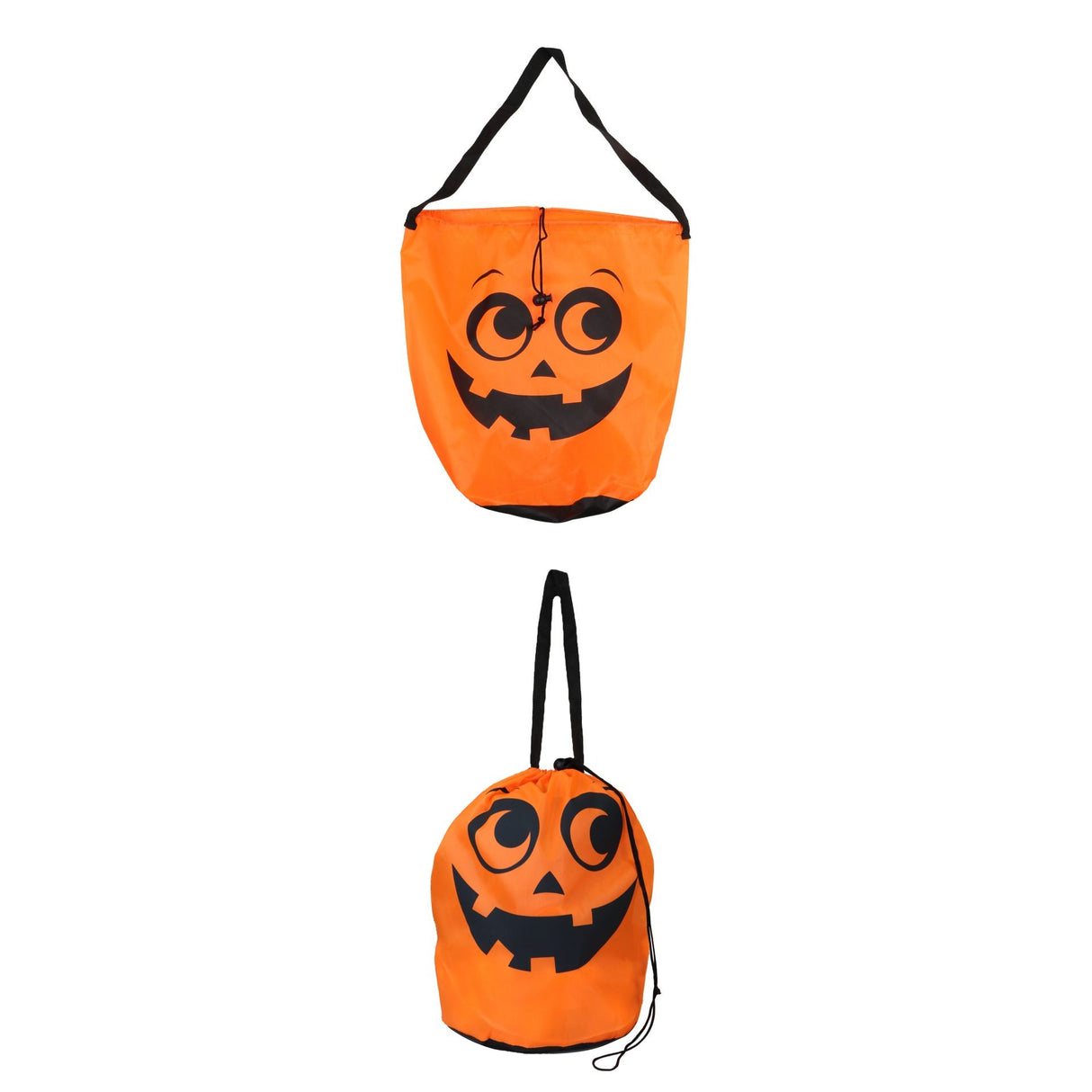 Orange Pumpkin Halloween Bag with Drawstring (22cm x 35cm) Quantities of 12