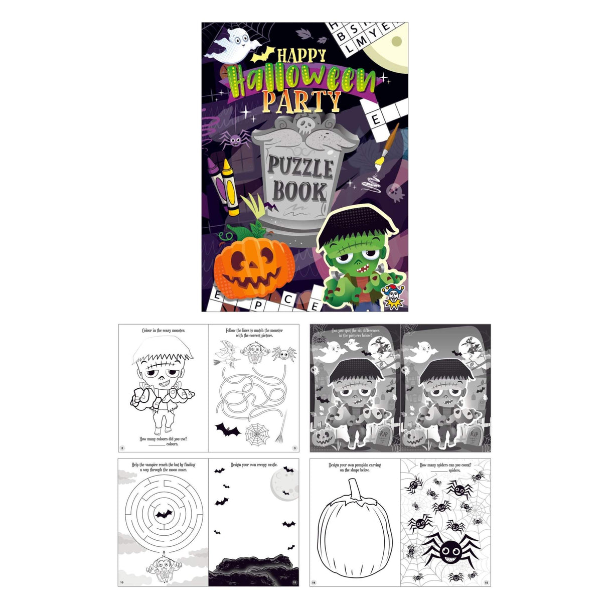 Boo basket - Halloween bucket plus 10 different Halloween products - TC Toys