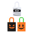 3-Piece Pack Halloween Treat Bags (21.5cm x 24cm) Quantities of 12 Wholesale
