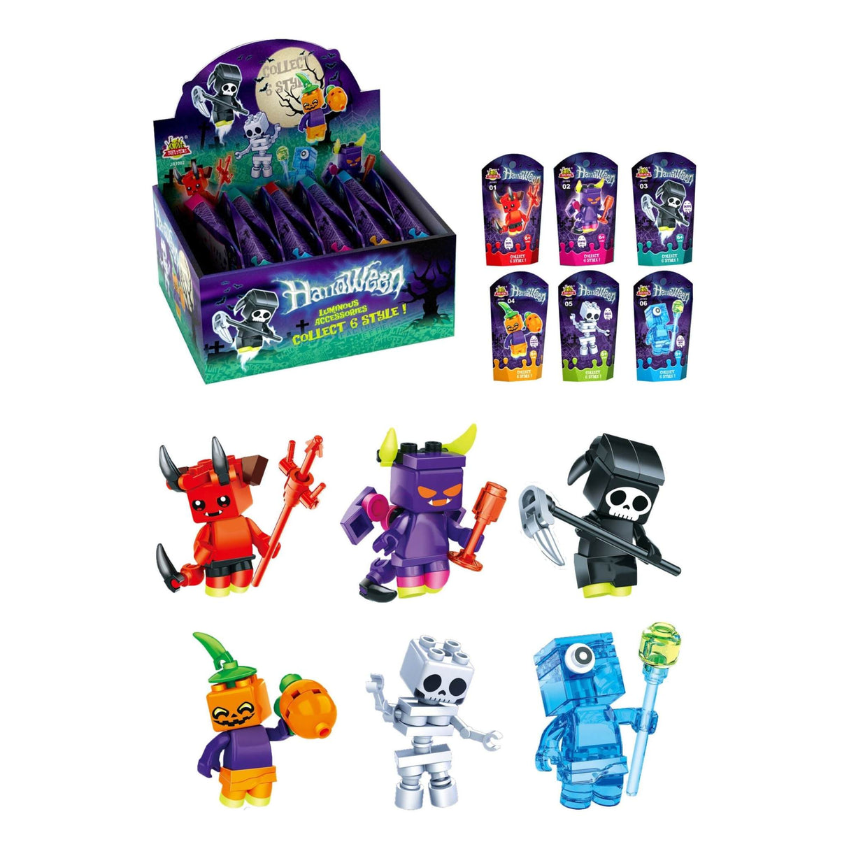 Boo basket - Halloween bucket plus 10 different Halloween products - TC Toys