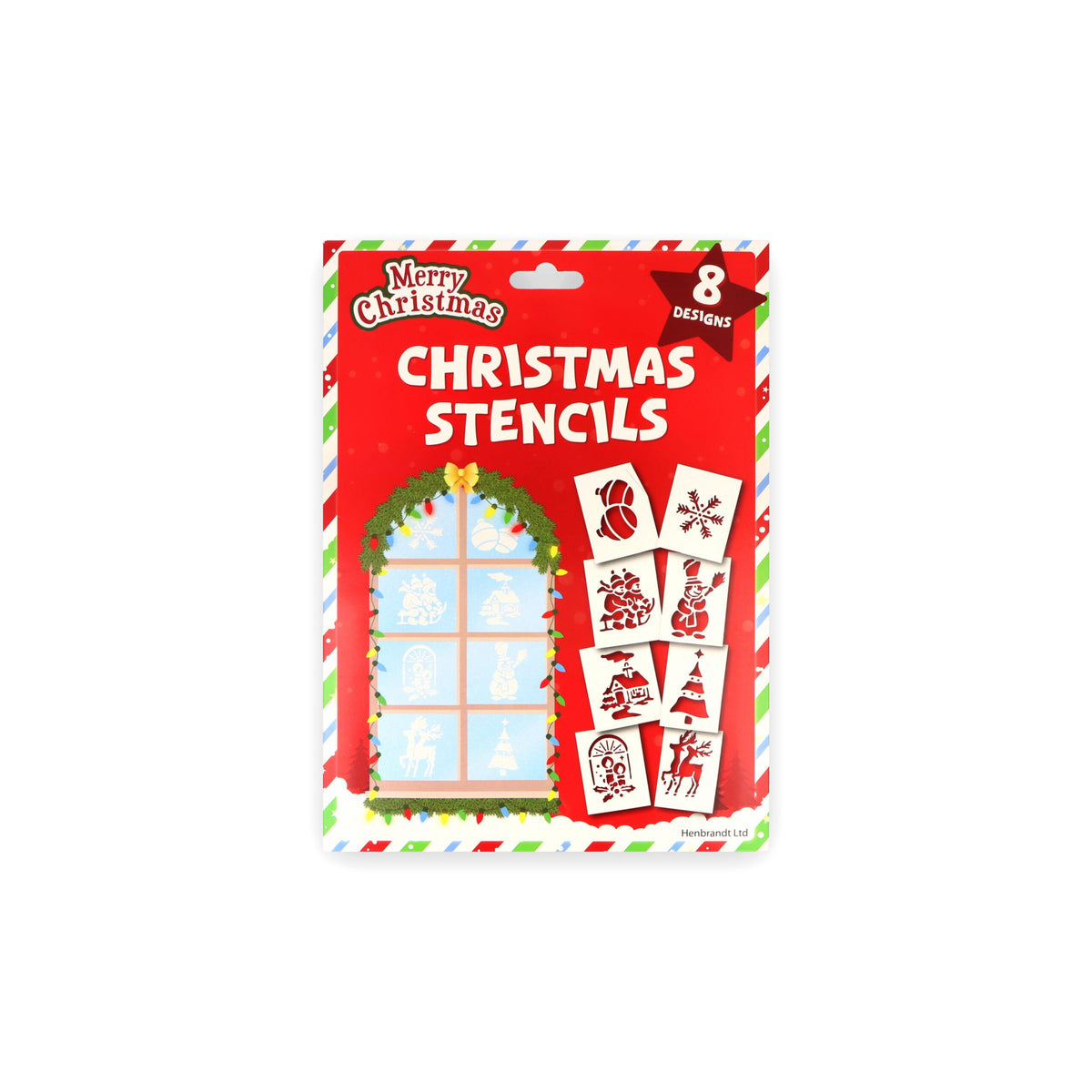 Christmas Window Stencils Quantities of 12