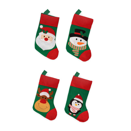 Christmas Stocking (46cm x 20cm) Quantities of 12 Wholesale