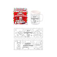Colour Your Own Christmas Mug (300ml) Quantities of 12 Wholesale