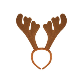 Reindeer Antler Headband (Brown) Wholesale