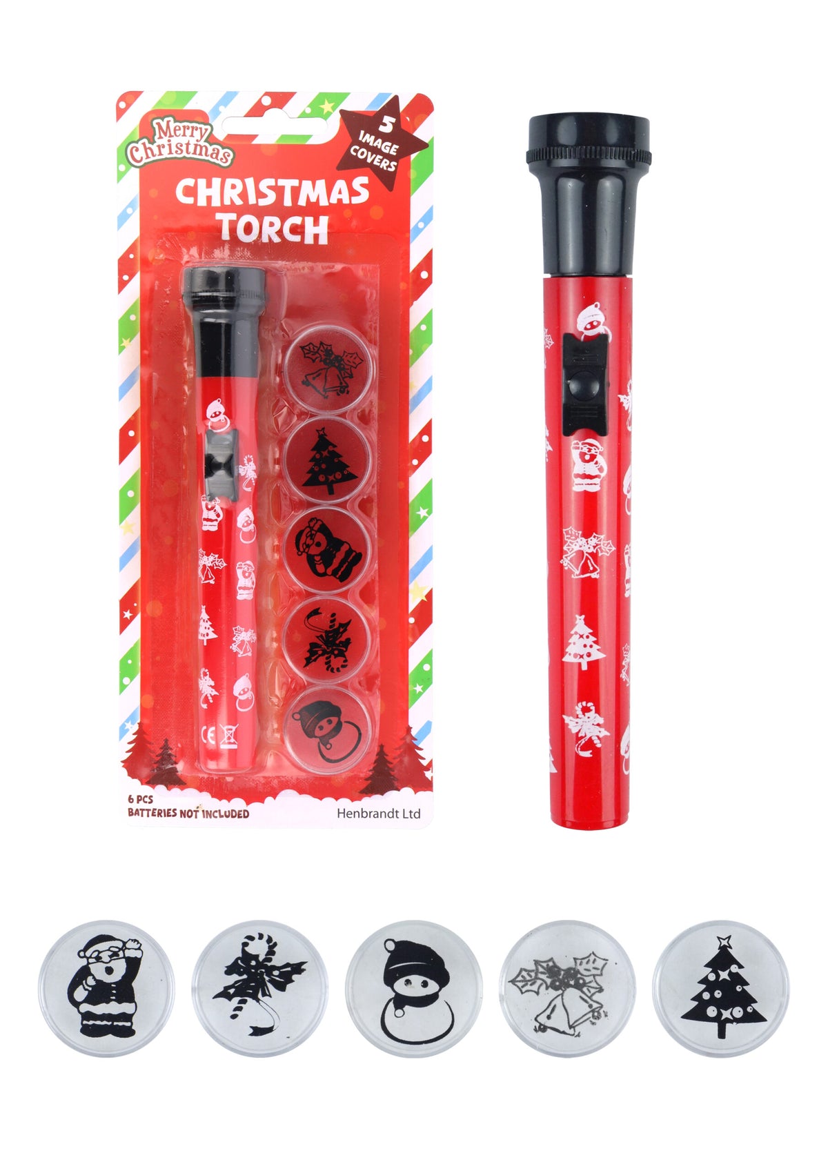 Christmas Torch 15cm Sold in Quantities of 12