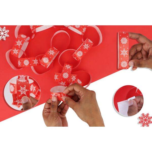 Christmas Paper Chains DIY Decoration Set