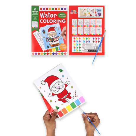 Christmas Water Colouring Set Quantities of 12 Wholesale