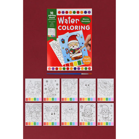 Christmas Water Colouring Set Quantities of 12 Wholesale