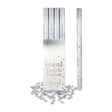 Silver Confetti Cannon (80cm) with shiny silver confetti for parties and celebrations.