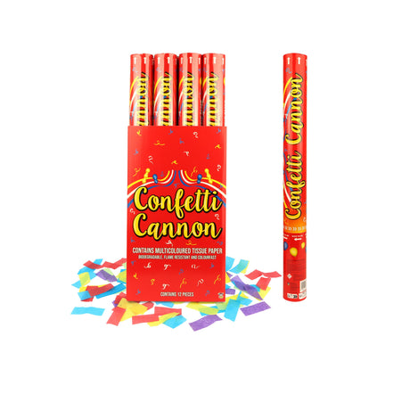 Confetti Cannon 50cm - Quantities of 12 Wholesale