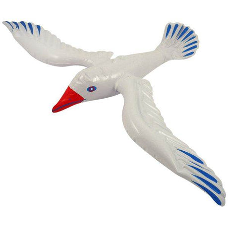 Inflatable Seagull party prop, 76cm.