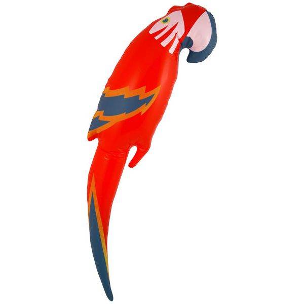 Inflatable parrot 48cm party decoration accessory.