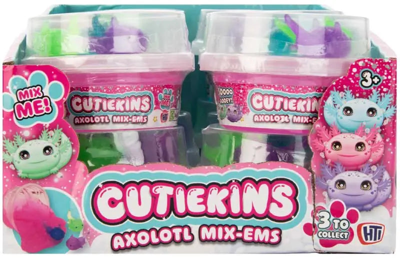 Cutiekins Axolotl Mix-ems Quantities of 12