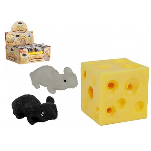 Mice On Squishy Cheese Quantities of 12 Wholesale