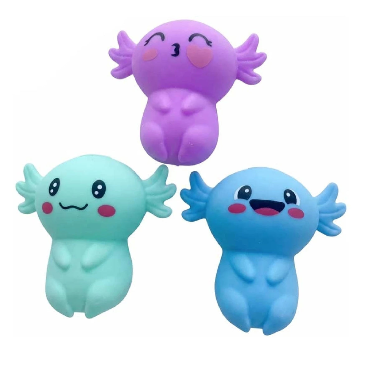 Cutiekins Large Squishy Axolotl Quantities of 6
