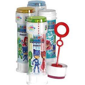 PJ Masks bubble tubs with wand, ideal for party favours, 60ml.