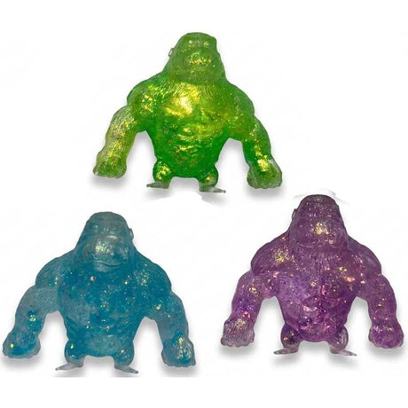 10cm Maltose Glitter Gorilla Quantities of 12 Wholesale