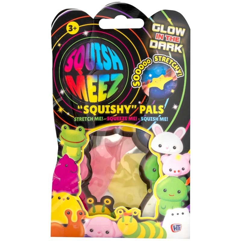 Glow in the dark Squishy Pals Quantities of 36 Wholesale