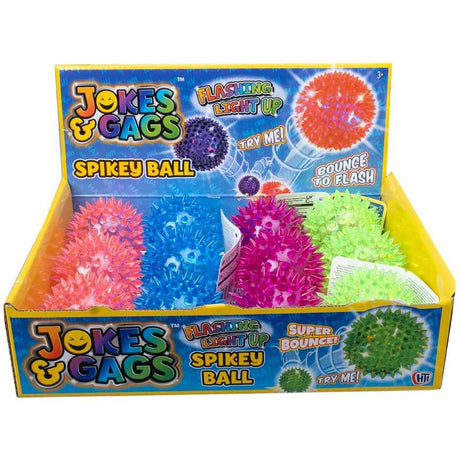 Light up spikey Ball Quantities of 12 Wholesale