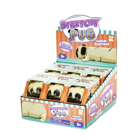 Stretchy Pug Quantities of 12 Wholesale