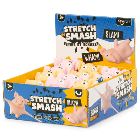 Stretch 'N Smash Mini Pig Quantities of 12 Wholesale