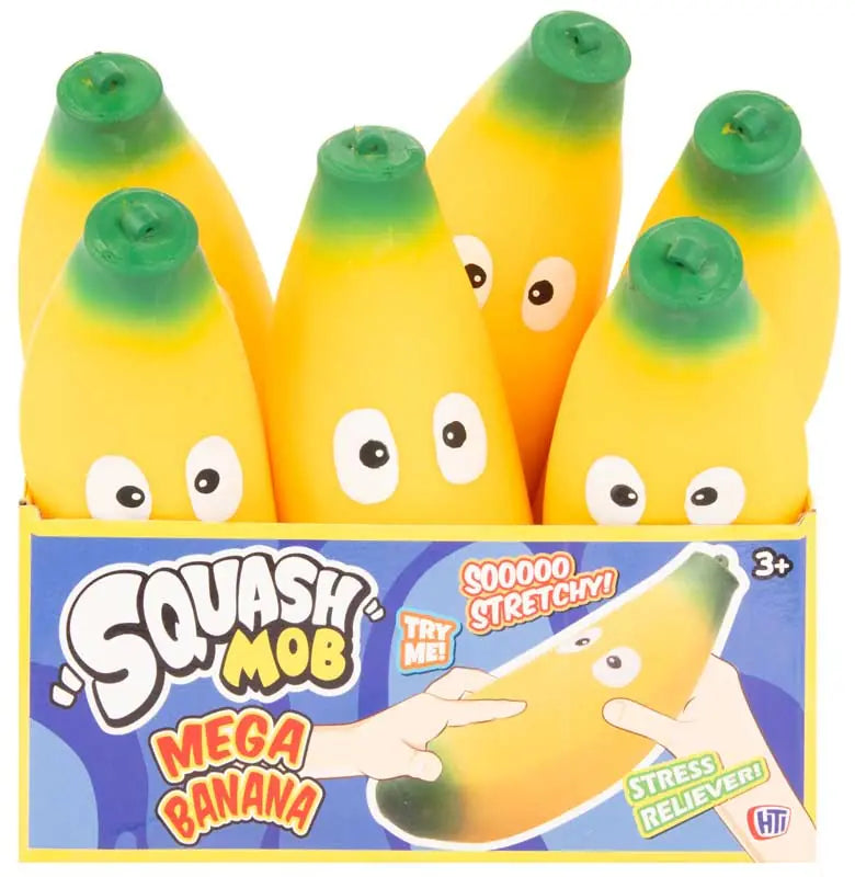 Squash Mob Mega Banana Quantities of 6 Wholesale