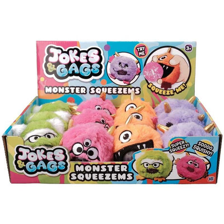 Monster Squeezems Quantities of 12 Wholesale