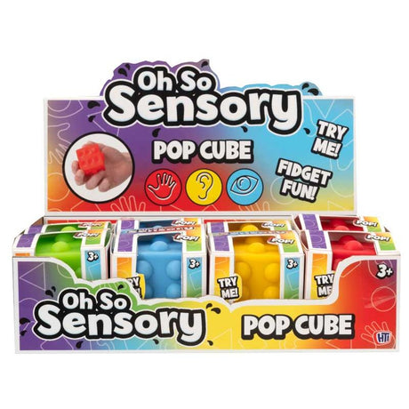 Oh So Sensory Pop Cube Quantities of 12 Wholesale
