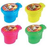 Large Putty Noise Toilet in assorted bright colors.