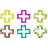 Wacky Tracks Puzzle Sensory Toy forming colorful geometric shapes.