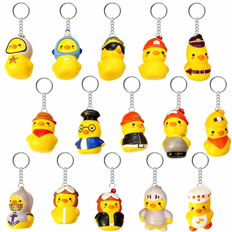 5cm Squishy Duck Keyring Quantities of 120